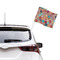 Glitter Moroccan Watercolor Car Flag - Large - LIFESTYLE