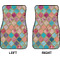Glitter Moroccan Watercolor Car Mat Front - Approval