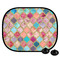 Glitter Moroccan Watercolor Car Side Window Sun Shade