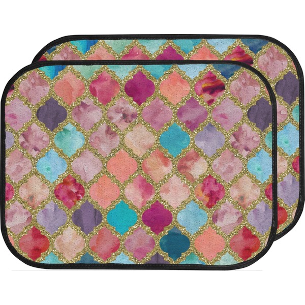 Glitter Moroccan Watercolor Carmat Aggregate Back