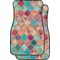 Glitter Moroccan Watercolor Car Floor Mats