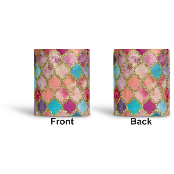 Glitter Moroccan Watercolor Ceramic Pen Holder - Apvl