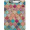 Glitter Moroccan Watercolor Clipboard