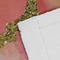 Glitter Moroccan Watercolor Close up of Fabric