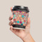 Glitter Moroccan Watercolor Coffee Cup Sleeve - LIFESTYLE