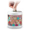 Glitter Moroccan Watercolor Coin Bank