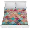 Glitter Moroccan Watercolor Comforter (Queen)