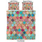 Glitter Moroccan Watercolor Comforter Set - Queen - Approval