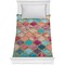 Glitter Moroccan Watercolor Comforter - Twin