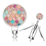 Glitter Moroccan Watercolor Corkscrew