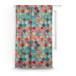 Glitter Moroccan Watercolor Curtain - 50"x84" Panel