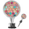 Glitter Moroccan Watercolor Custom Bottle Stopper (main and full view)