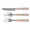 Glitter Moroccan Watercolor Cutlery Set - FRONT