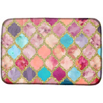 Glitter Moroccan Watercolor Dish Drying Mat