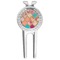 Glitter Moroccan Watercolor Golf Divot Tool & Ball Marker