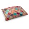 Glitter Moroccan Watercolor Dog Bed - Medium