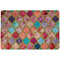 Glitter Moroccan Watercolor Dog Food Mat