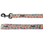 Glitter Moroccan Watercolor Deluxe Dog Leash
