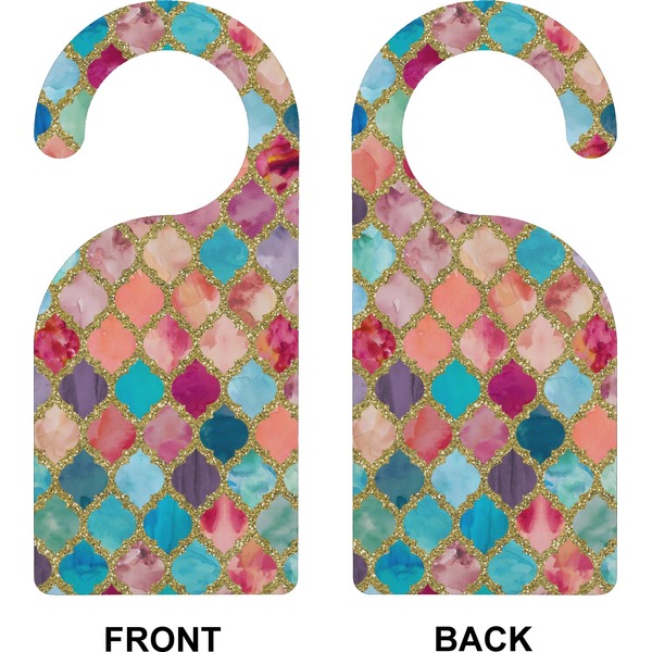 Glitter Moroccan Watercolor Door Hanger (Approval)