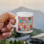 Glitter Moroccan Watercolor Single Shot Espresso Cup - Single