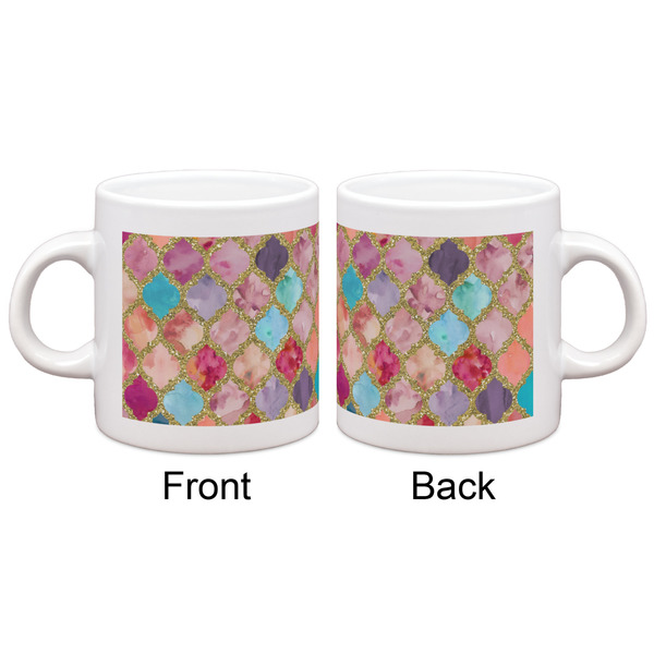 Glitter Moroccan Watercolor Espresso Cup - Apvl