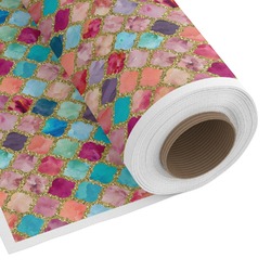Glitter Moroccan Watercolor Custom Fabric - Spun Polyester Poplin
