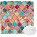 Glitter Moroccan Watercolor Washcloth