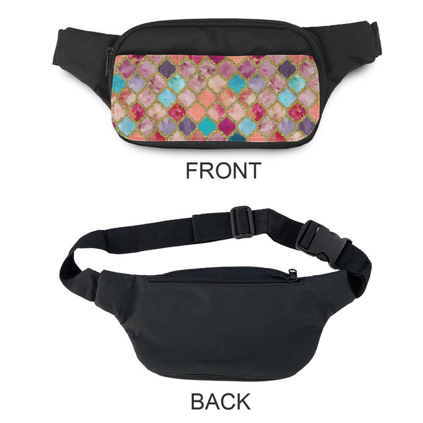 Glitter Moroccan Watercolor Fanny Packs - APPROVAL