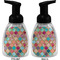 Glitter Moroccan Watercolor Foam Soap Bottle (Front & Back)