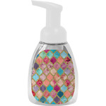 Glitter Moroccan Watercolor Foam Soap Bottle