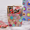 Glitter Moroccan Watercolor French Fry Favor Box - w/ Treats View