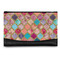Glitter Moroccan Watercolor Genuine Leather Women's Wallet - Small