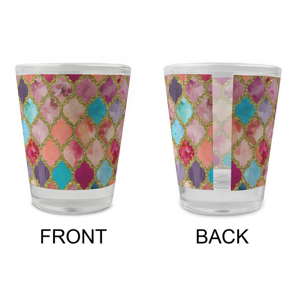 Glitter Moroccan Watercolor Glass Shot Glass - Standard - APPROVAL