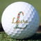 Glitter Moroccan Watercolor Golf Ball - Branded - Front