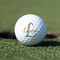 Glitter Moroccan Watercolor Golf Ball - Branded - Front Alt