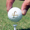 Glitter Moroccan Watercolor Golf Ball - Branded - Hand