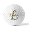 Glitter Moroccan Watercolor Golf Balls - Titleist - Set of 12 - FRONT