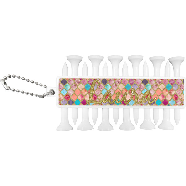 Glitter Moroccan Watercolor Golf Buddy