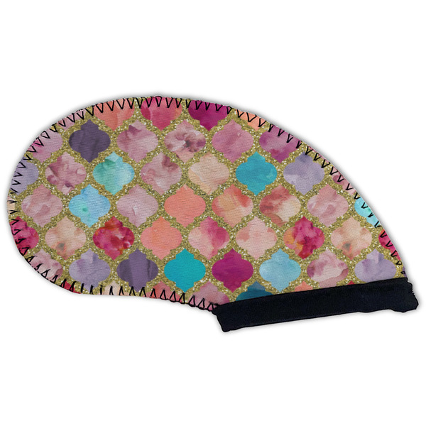 Glitter Moroccan Watercolor Golf Club Covers - BACK