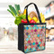 Glitter Moroccan Watercolor Grocery Bag - LIFESTYLE