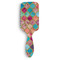 Glitter Moroccan Watercolor Hair Brush - Front View
