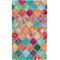Glitter Moroccan Watercolor Hand Towel (Personalized) Full