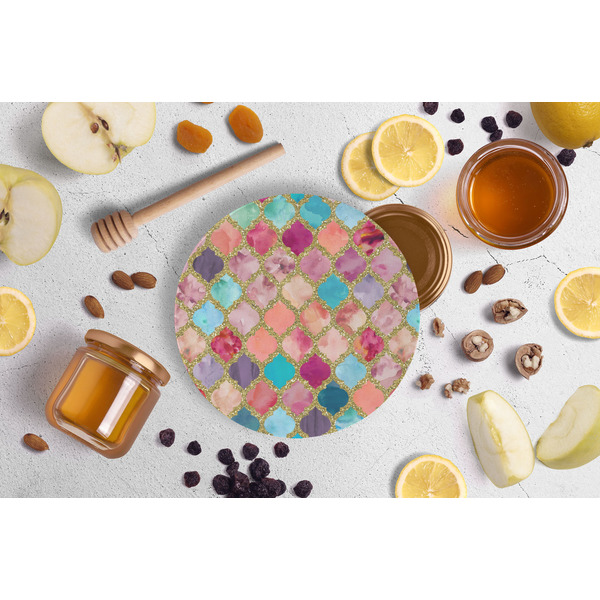 Glitter Moroccan Watercolor Jar Opener - Lifestyle Image