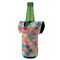 Glitter Moroccan Watercolor Jersey Bottle Cooler - ANGLE (on bottle)