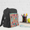 Glitter Moroccan Watercolor Kid's Backpack - Lifestyle