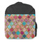 Glitter Moroccan Watercolor Kids Backpack - Front