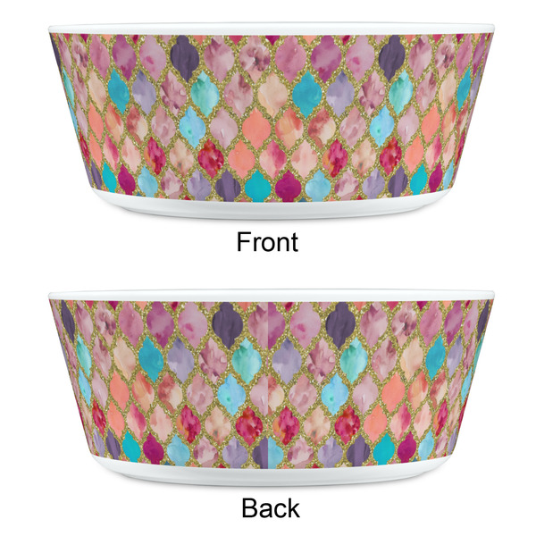 Glitter Moroccan Watercolor Kids Bowls - APPROVAL