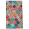 Glitter Moroccan Watercolor Kitchen Towel - Poly Cotton - Full Front