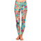 Glitter Moroccan Watercolor Ladies Leggings
