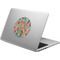 Glitter Moroccan Watercolor Laptop Decal